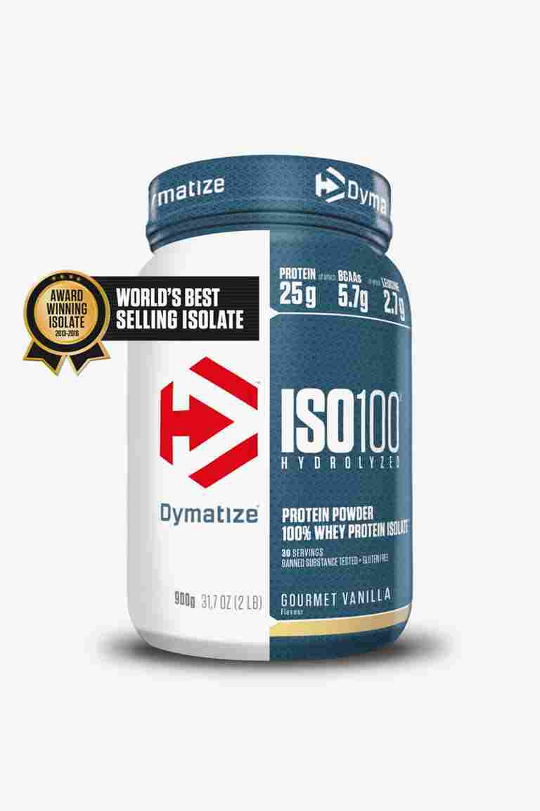 Dymatize Iso 100 Gourmet Vanille 900g poudre de protéines