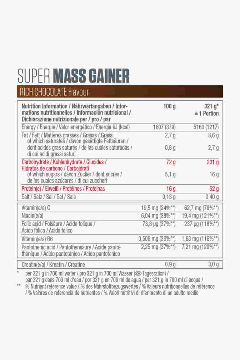 Dymatize Super Mass Gainer Rich Chocolate 2943 g polvere proteica poudre de protéines