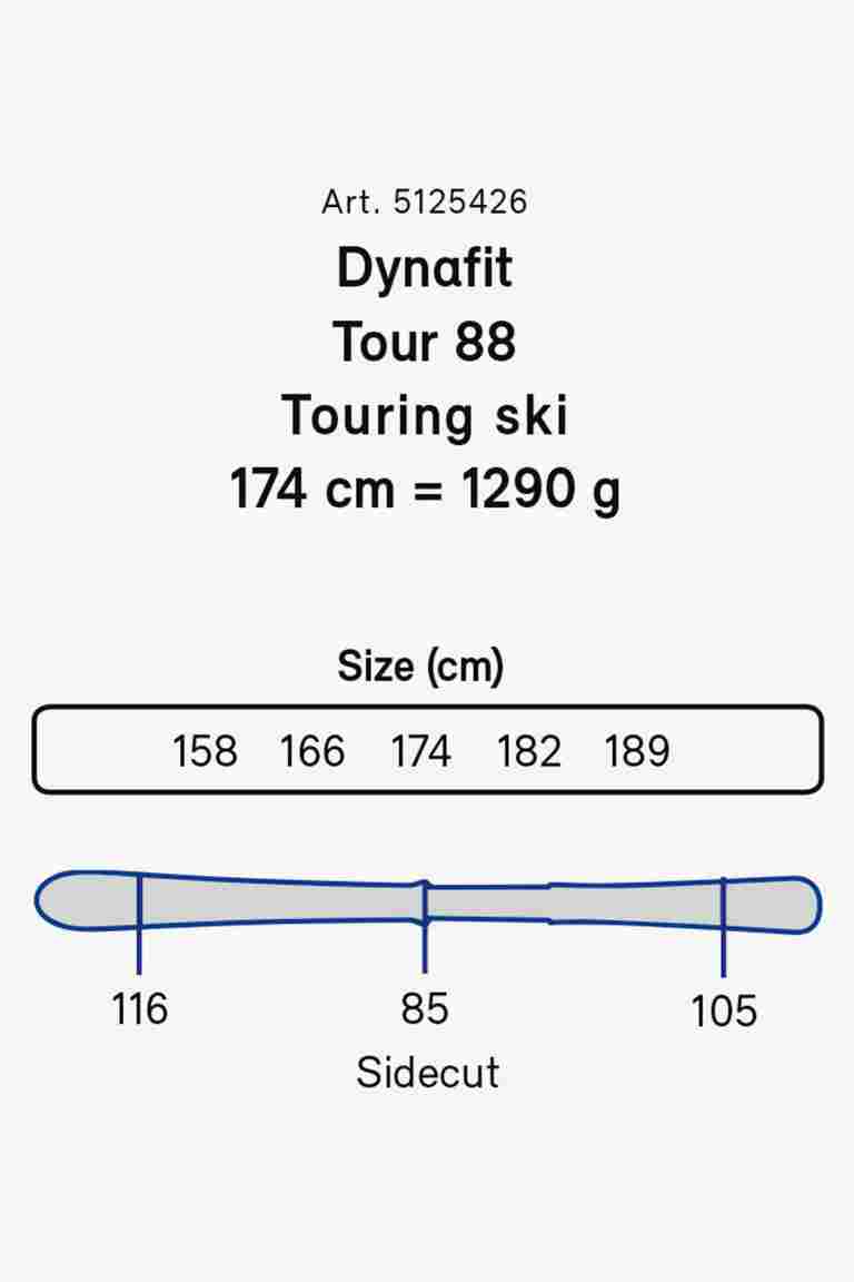 Dynafit Tour 88 ski de randonnée 20/21