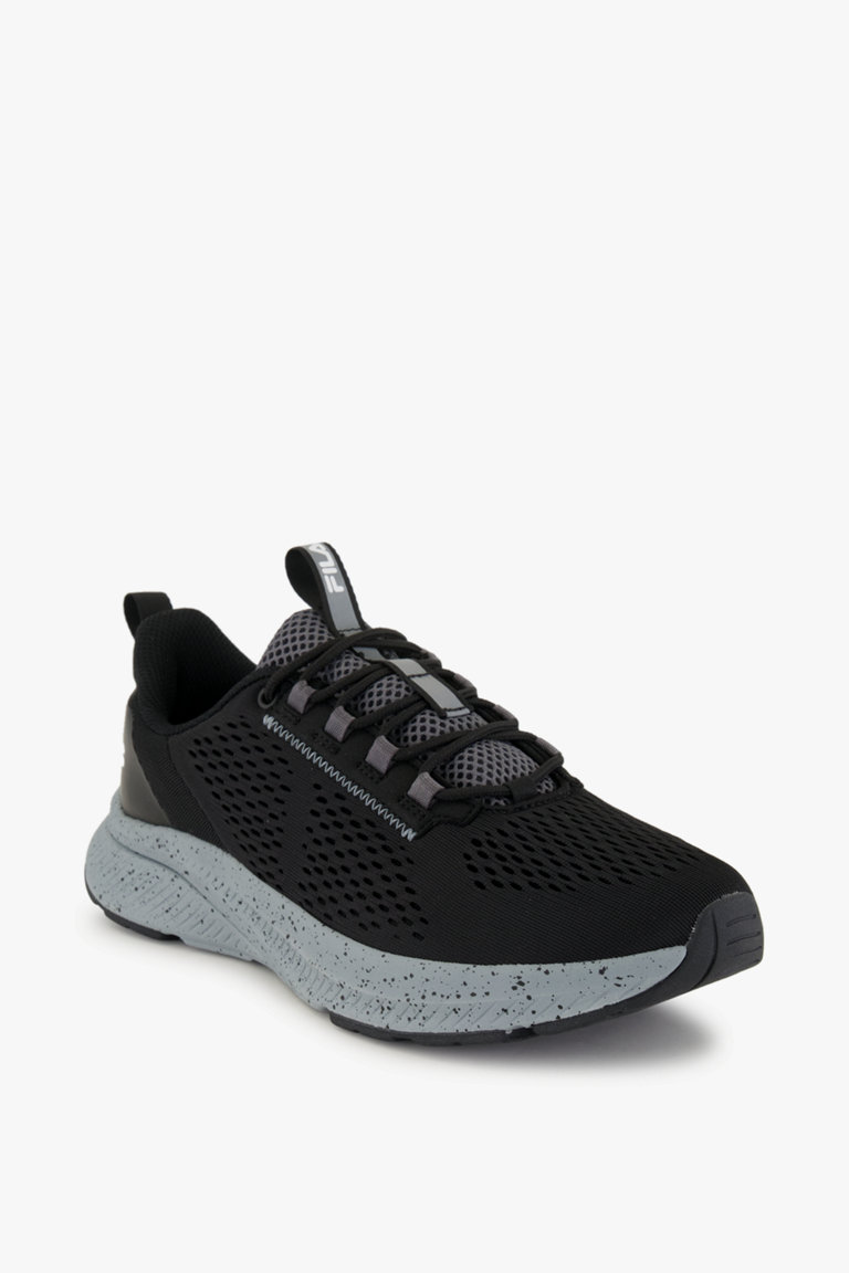 Compra Upload scarpe da corsa uomo Fila in nero grigio