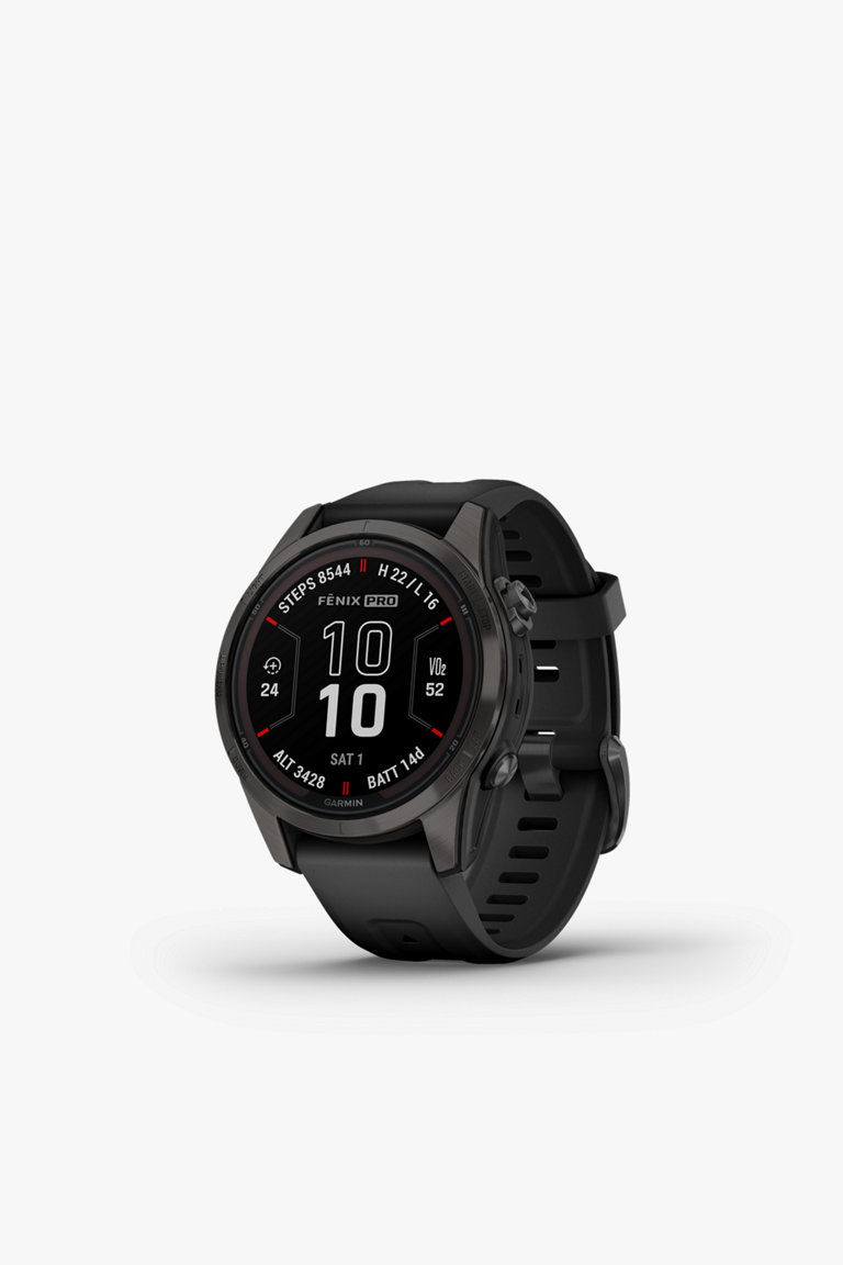 GARMIN Fenix 7S Pro Sapphire Solar Sportuhr in schwarz grau kaufen