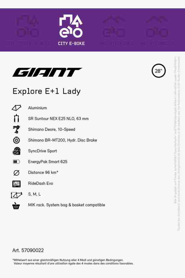 Giant Explore E+1 28 e-bike 2023