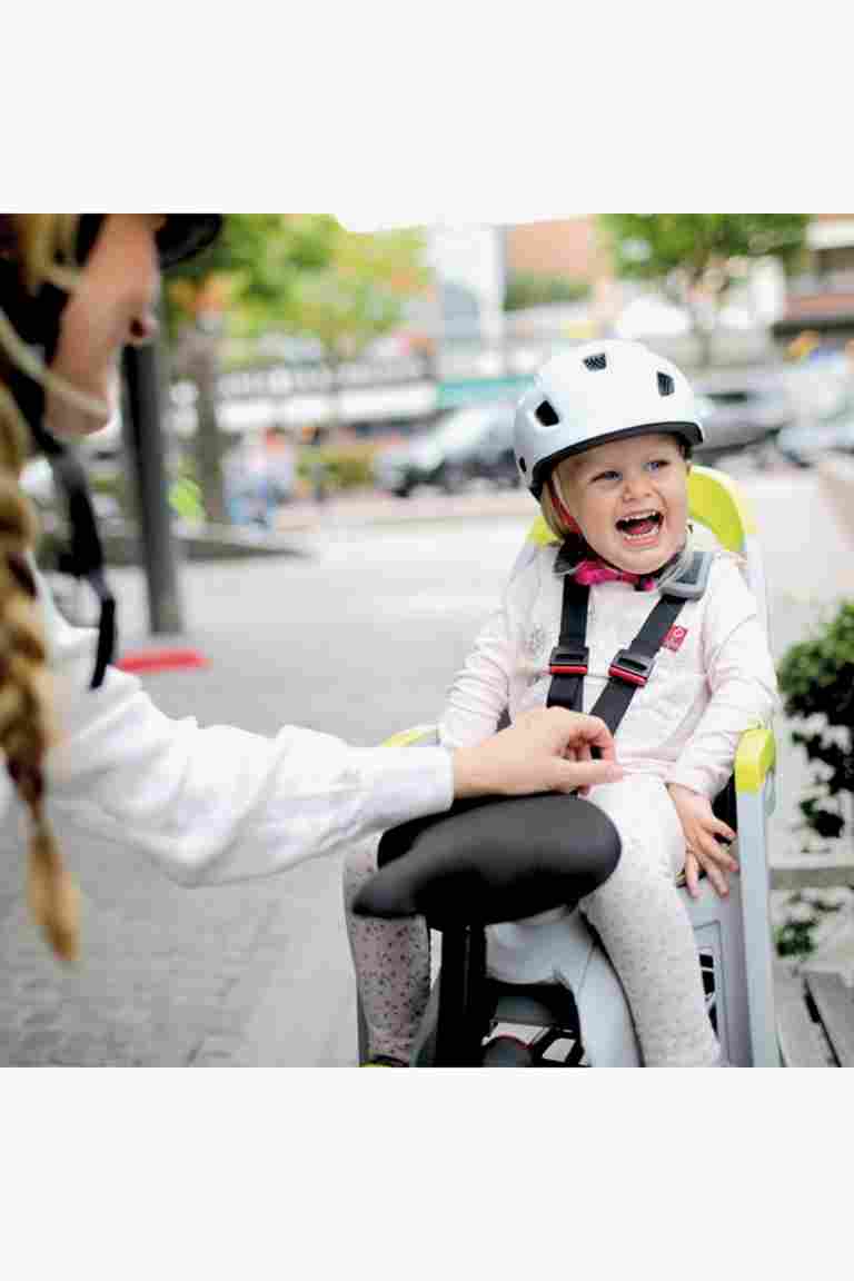 HAMAX Amaze  Siège porte-bébé vélo à fixation sur cadre très confortable  et inclinable gris bleu pétrole - Alibabike
