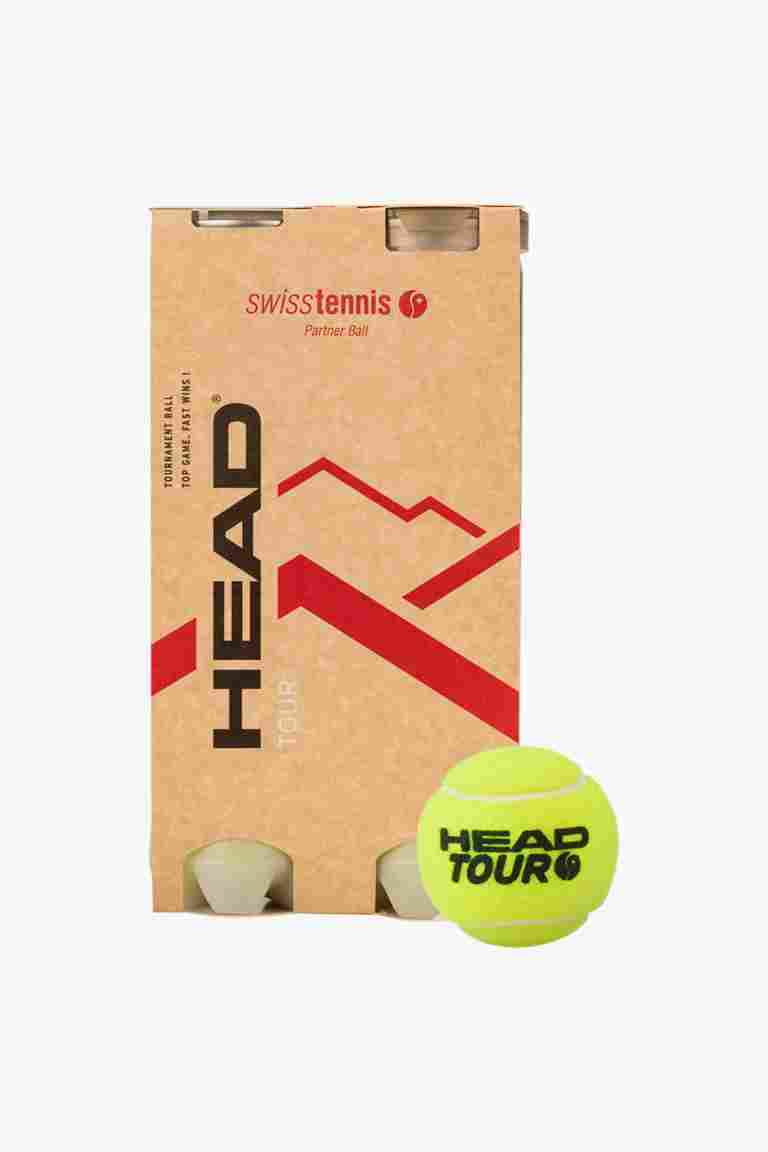 HEAD 2-Pack Tour Swiss pallone da tennis