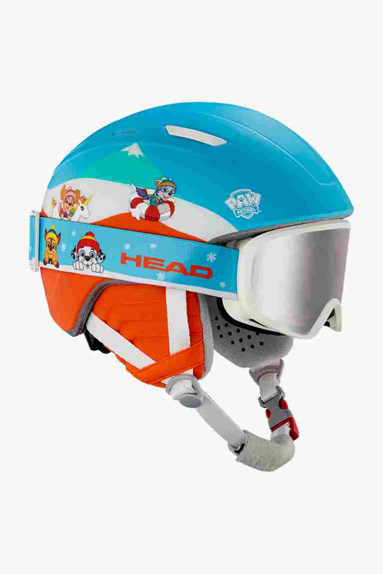 HEAD Mojo Paw casco da sci + occhiali bambini