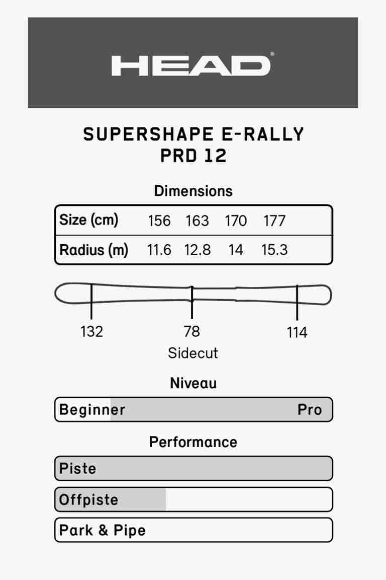 HEAD Supershape e-Rally Ski Set 23/24