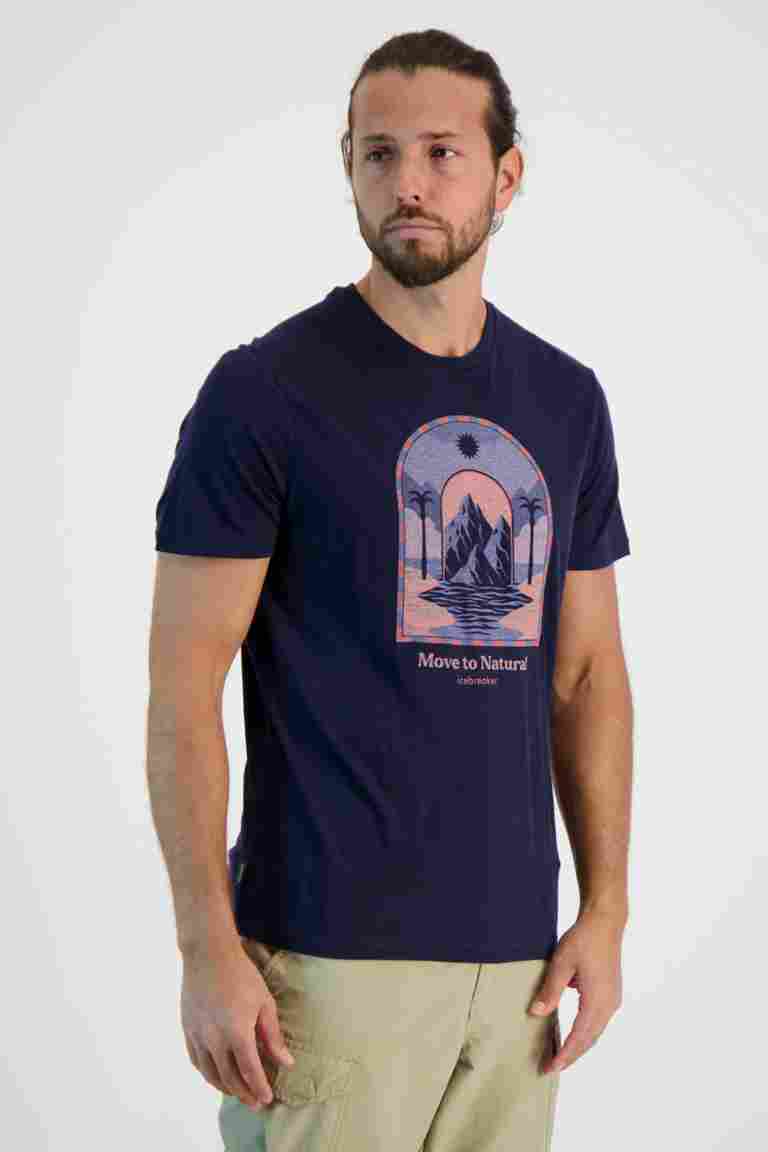 icebreaker Merino 150 Tech Lite III Mountain Gateway t-shirt uomo