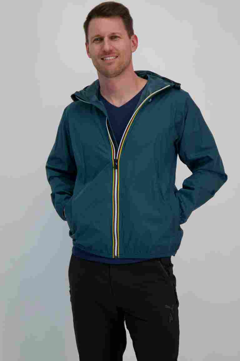 Compra Le Vrai 3.0 Claude giacca impermeabile uomo K-Way in blu