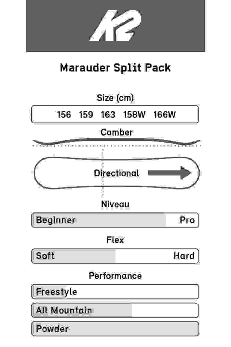 K2 Marauder Splitboard 22/23
