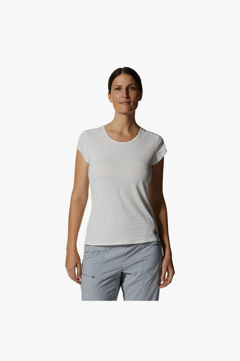 Mountain Hardwear Mighty Stripe Damen T Shirt in fogbank 102 kaufen ochsnersport.ch