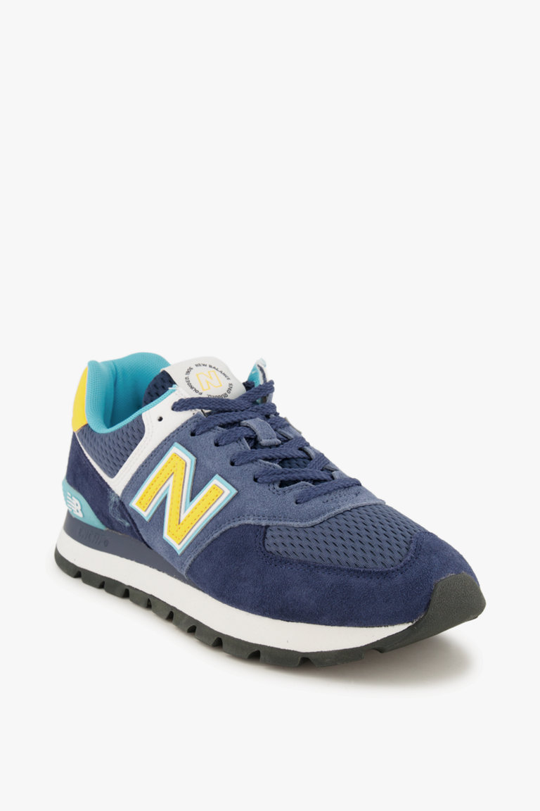 New balance homme bleu best sale et jaune