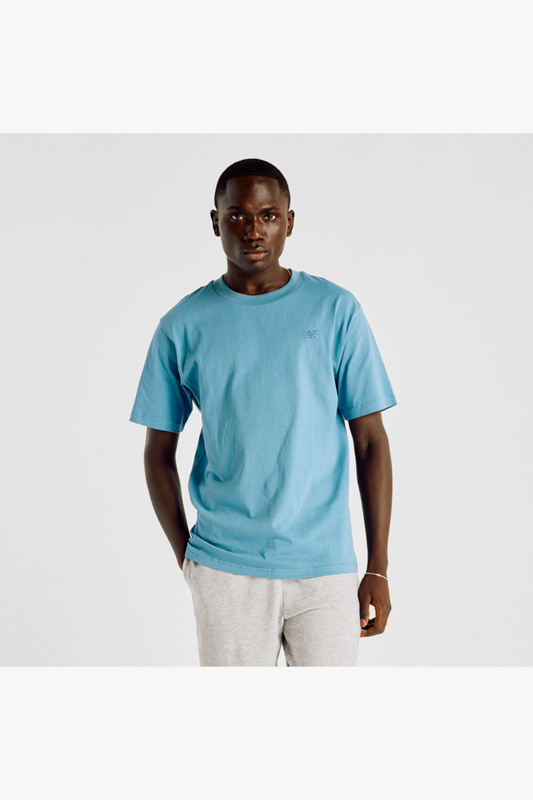New Balance NB Athletics Cotton Herren T Shirt in heron blue kaufen ochsnersport.ch