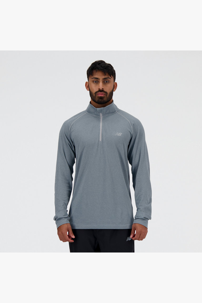 Compra NB Athletics Seamless 1 4 Zip longsleeve uomo New Balance in ochsnersport.ch