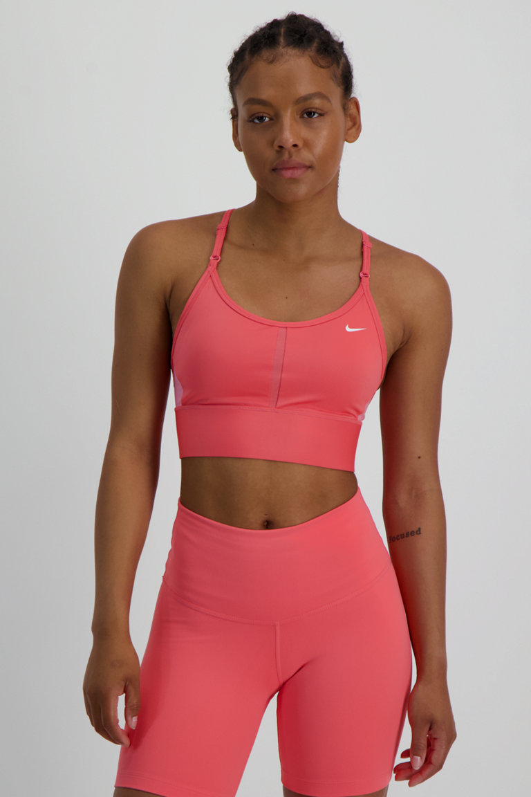 Nike Dri FIT Indy Light Damen Sport BH in coral kaufen