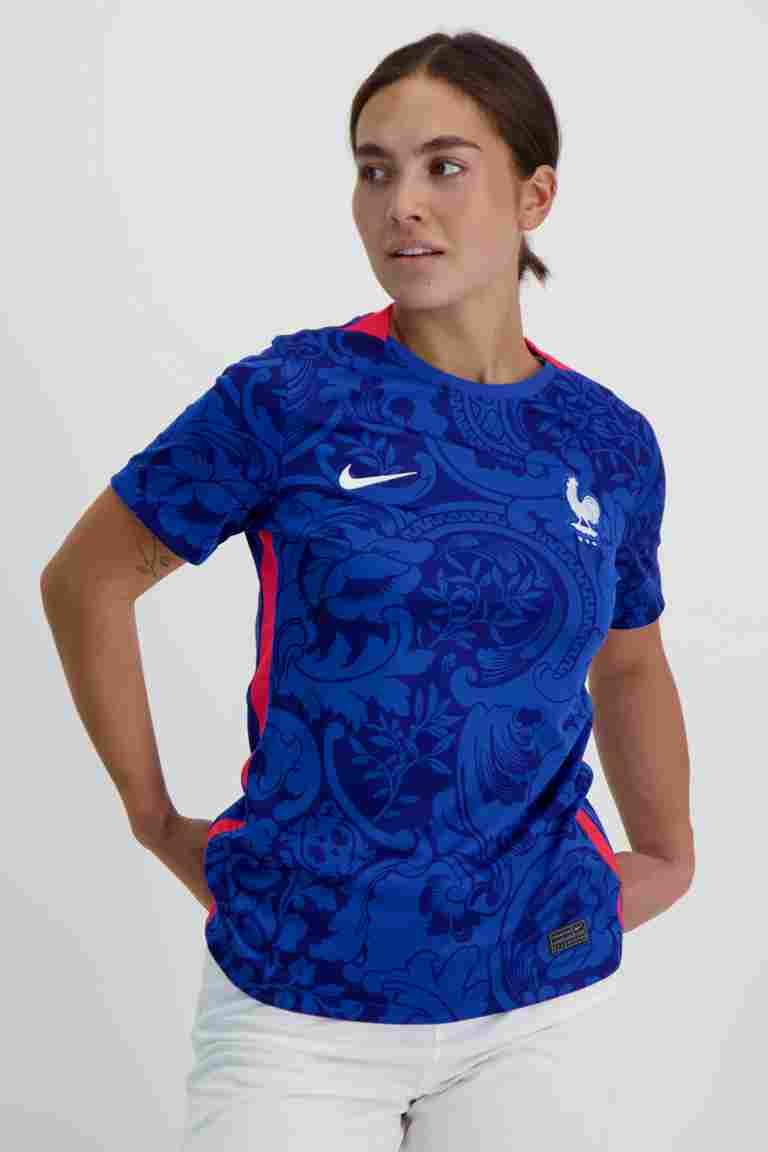 Nike Francia Home Replica maglia da calcio donna Women EM 2022