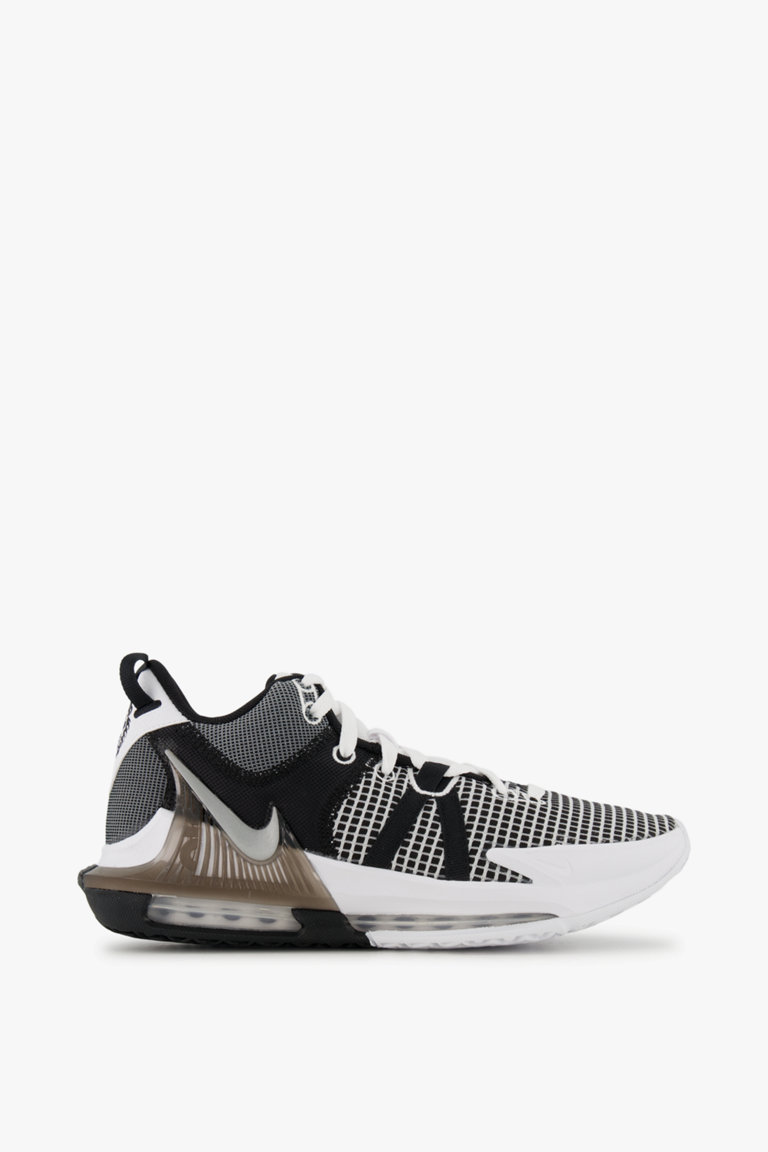 Compra LeBron Witness 7 scarpe da basket uomo Nike in nero bianco