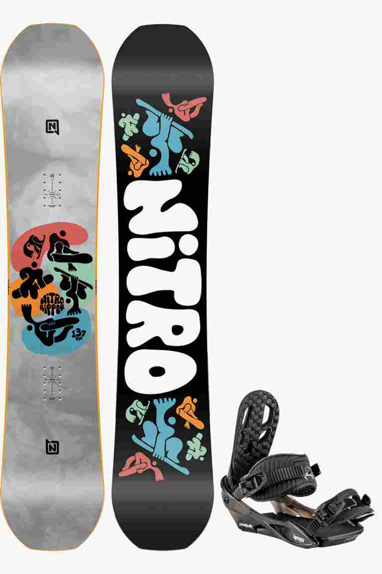 Compra Ripper 132-137 snowboard bambini 23/24 Nitro in grigio