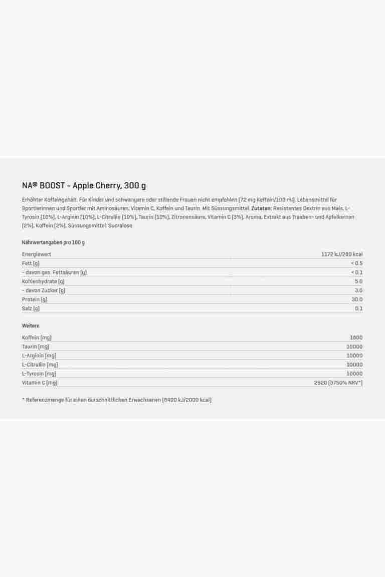 Nutriathletic NA® BOOST Apple-Cherry 300 g polvere per bevande