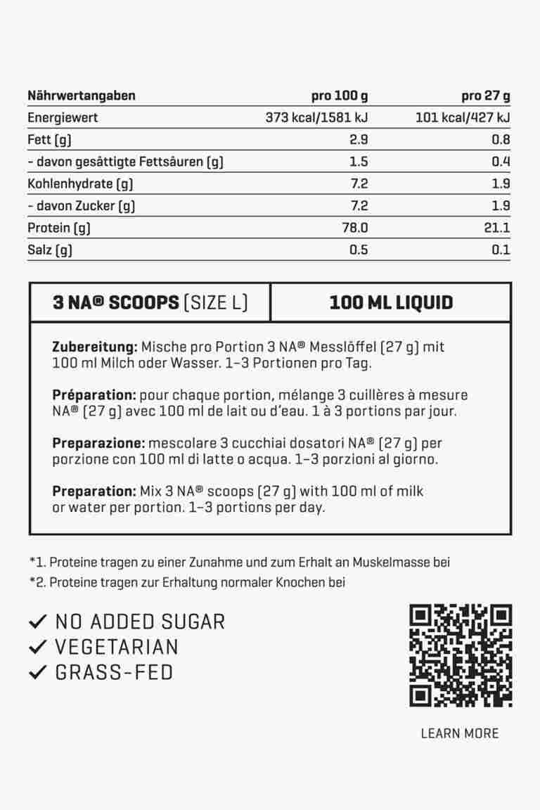 Nutriathletic NA® Whey Protein Concentrate Tahitian Vanilla 800 g Proteinpulver