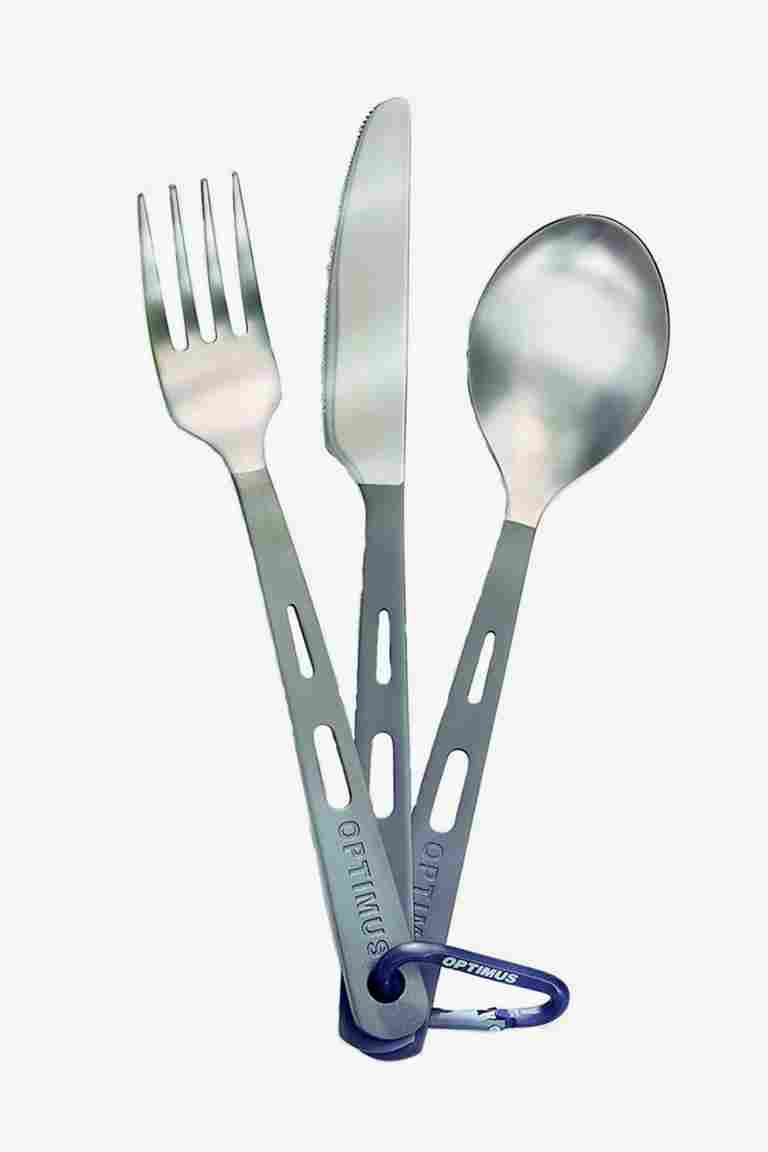 Optimus Titanium 3-pezzi posate da campeggio