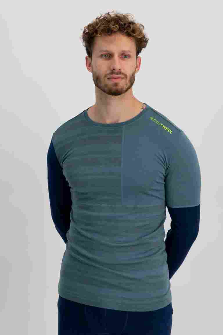 Ortovox 185 Rock N Wool Merino manche longue thermique hommes