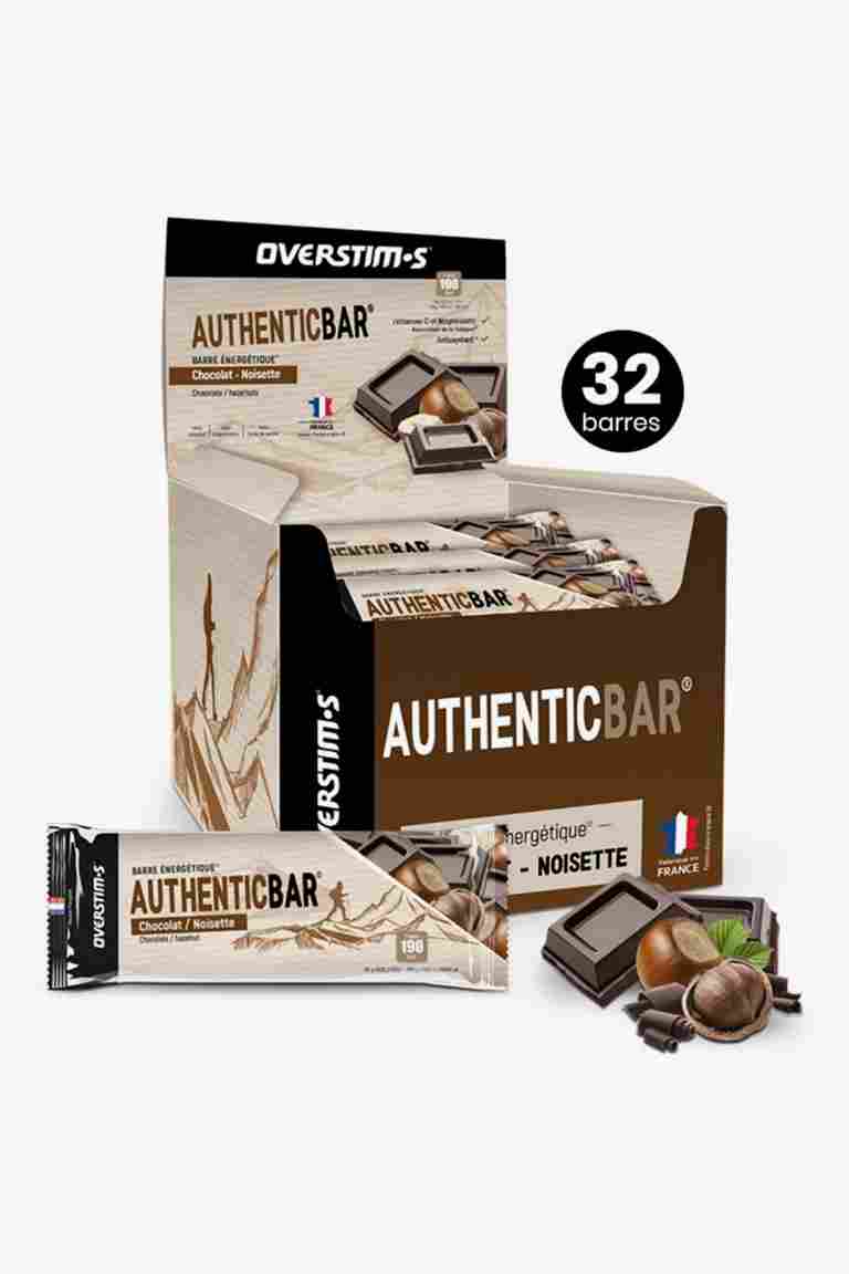 Overstim's Authentic Chocolat Haselnuss 32 x 50 g barre énergétique