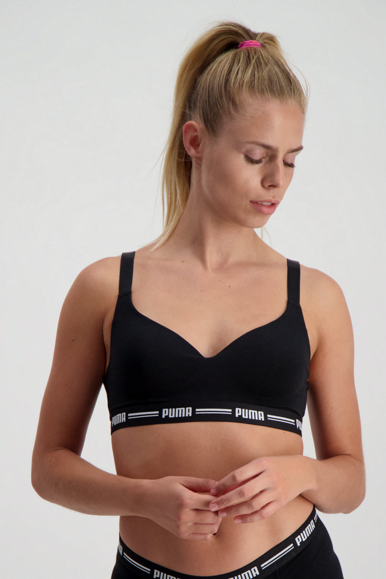 Compra Iconic Padded reggiseno sportivo donna Puma in nero
