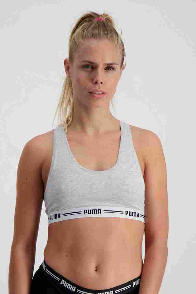 Puma Racer Back Damen Sport-BH in grau kaufen