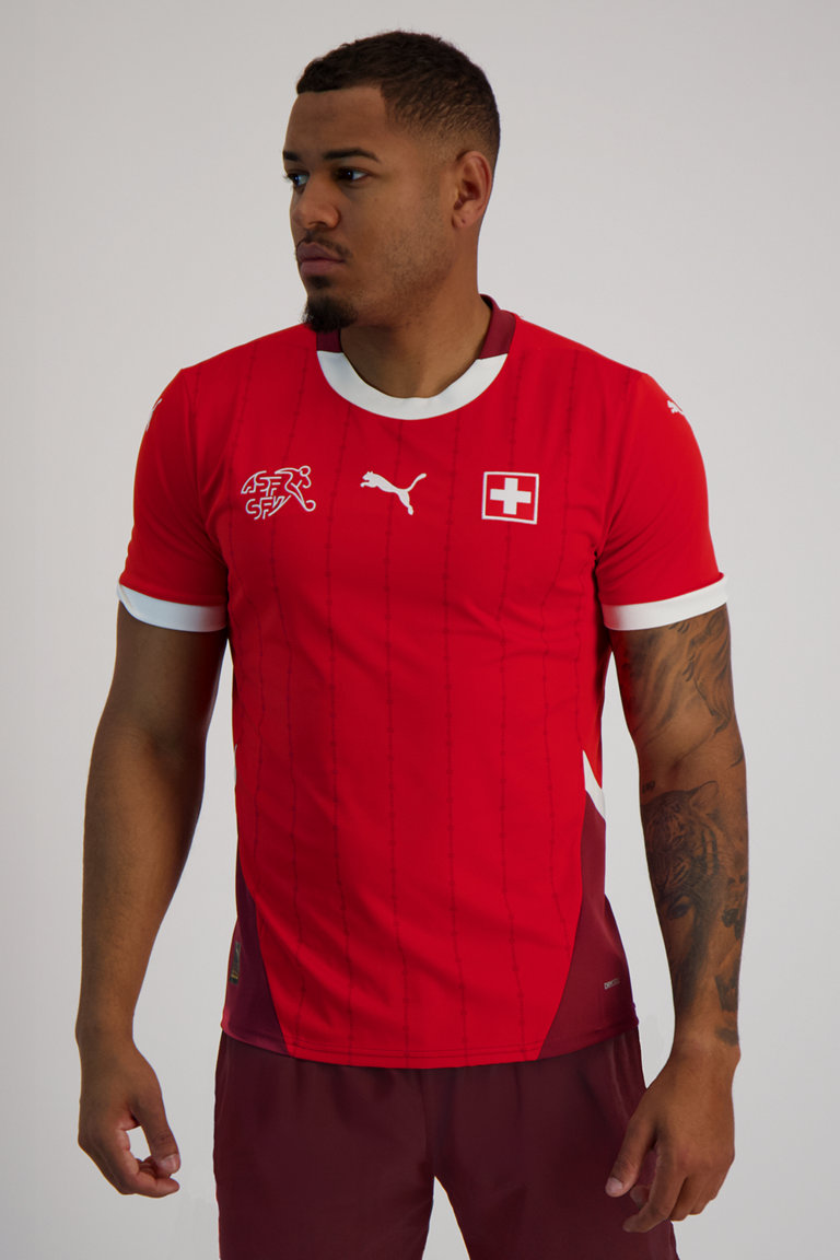 Puma Schweiz Home Replica Herren Fussballtrikot EM 2024 in rot kaufen ochsnersport.ch