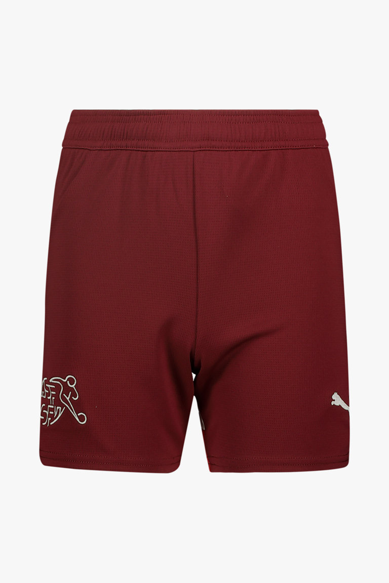 Puma Schweiz Home Replica Kinder Short EM 2024 in rot kaufen ochsnersport.ch
