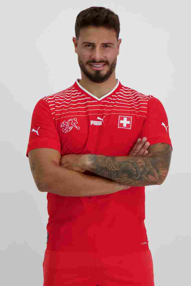Achat Suisse Promo Home maillot de football homme WM 2022 hommes pas cher