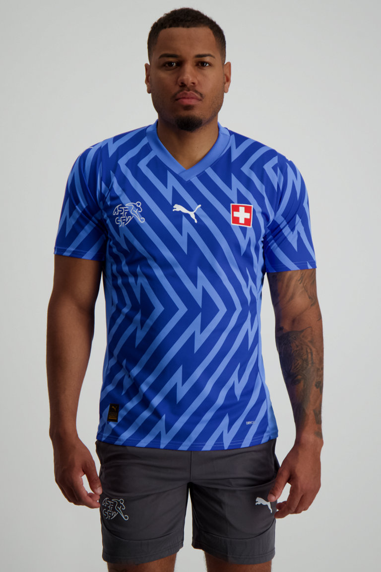 Achat Suisse Replica maillot de gardien hommes EURO 2024 bleu hommes pas cher ochsnersport.ch