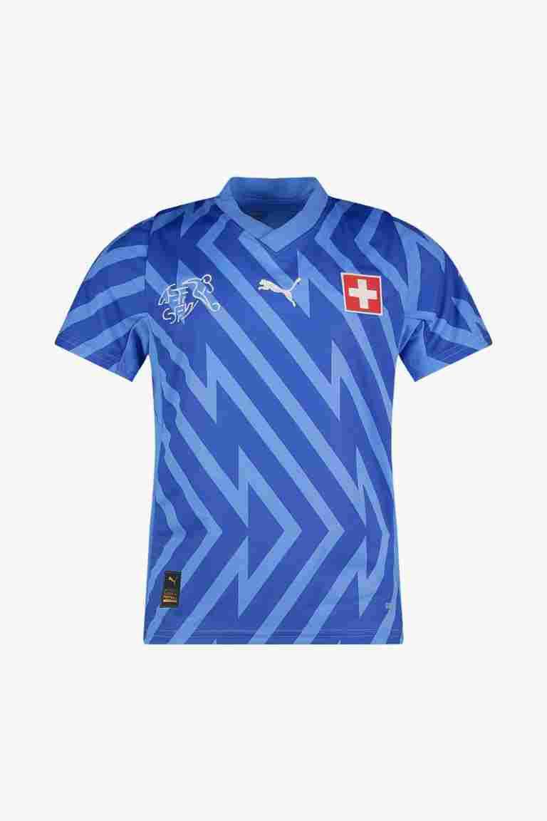 Puma Svizzera Replica maglia da portiere bambini EURO 2024 blu