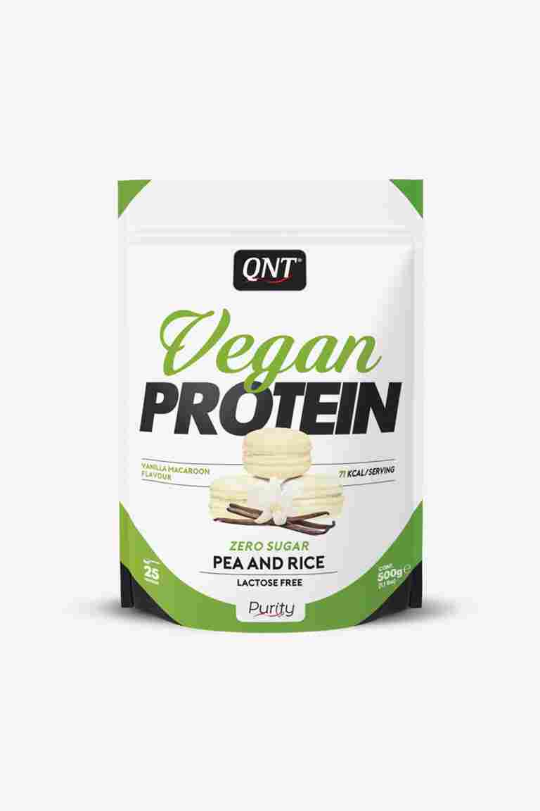 QNT Vegan Vanilla Macaron 500 g polvere proteica