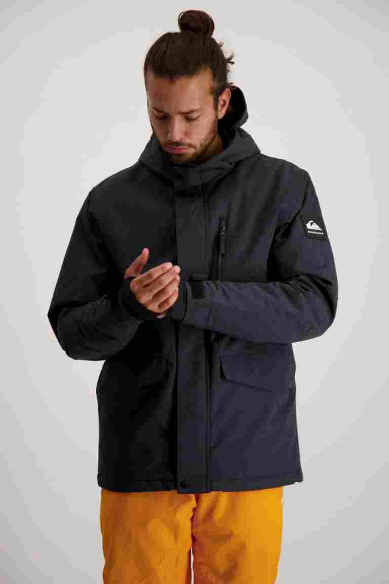 Compra Mission Solid giacca da snowboard uomo Quiksilver in nero
