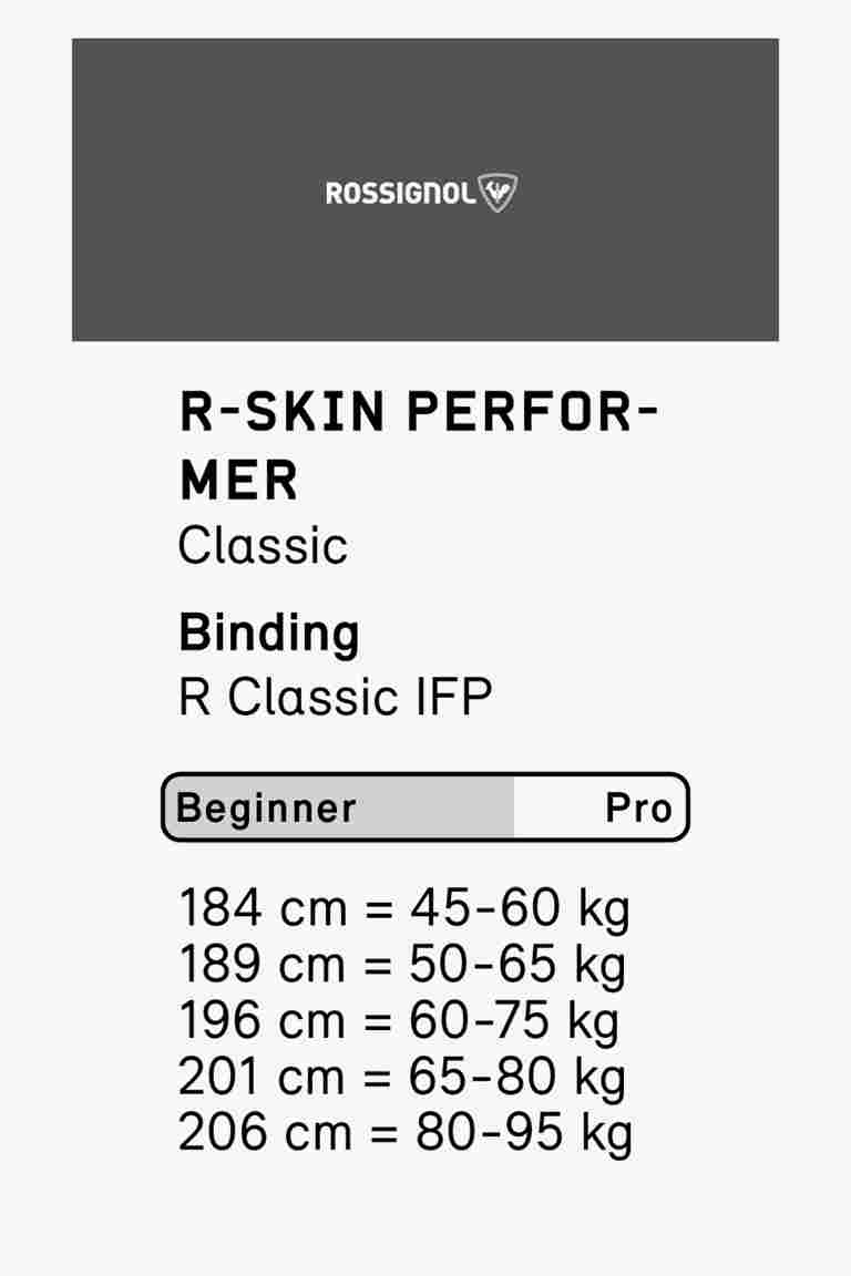 Rossignol R-Skin Performer ski de fond set 23/24