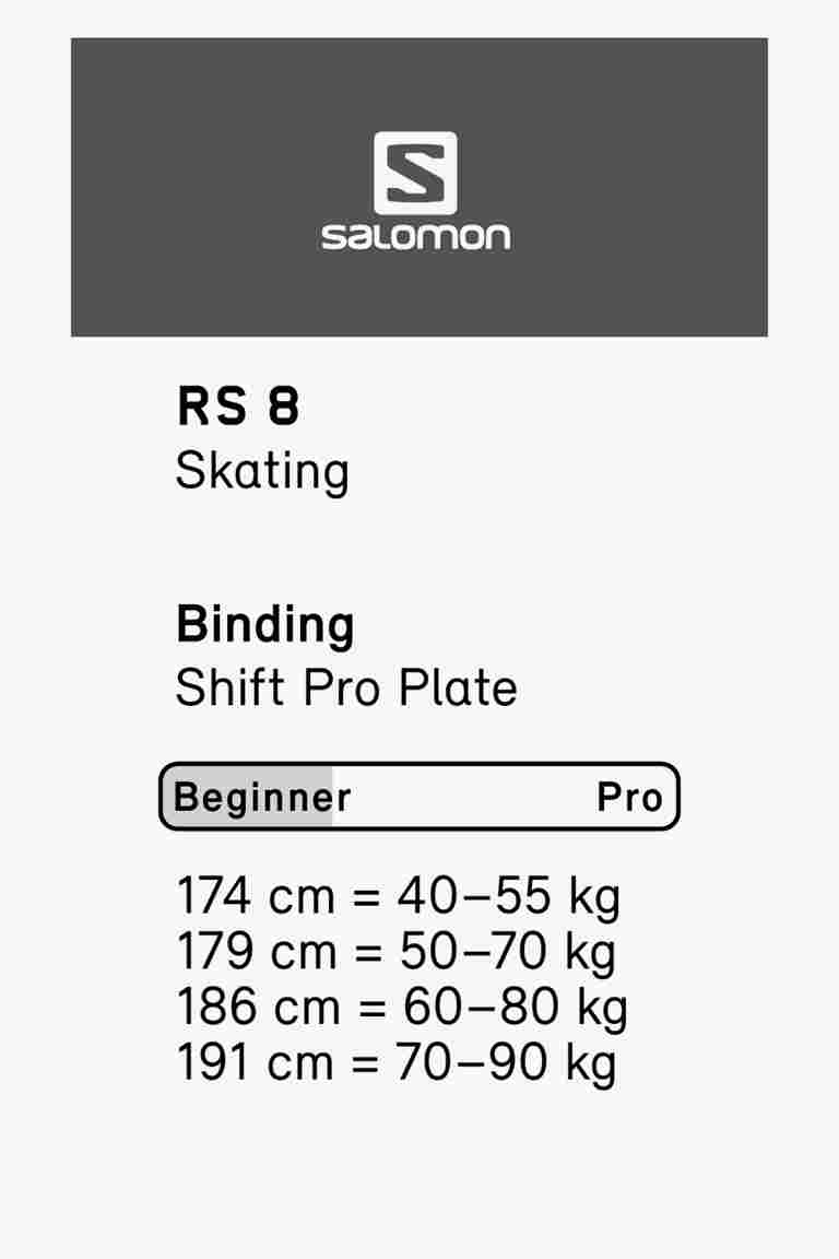 Salomon RS 8 Langlaufski Set 21/22