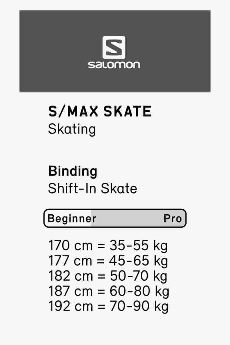 Salomon S/Max Skate ski de fond set 23/24