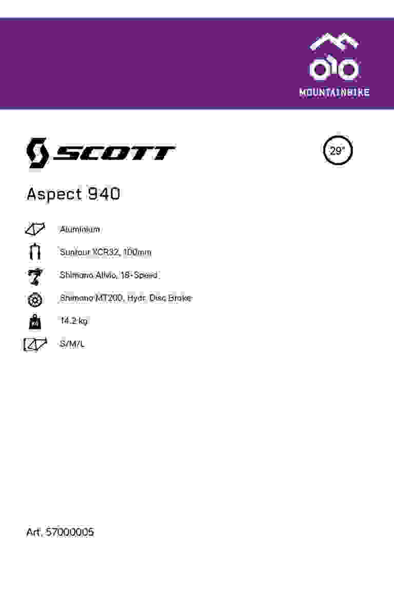 SCOTT Aspect 940 Mountainbike 2023