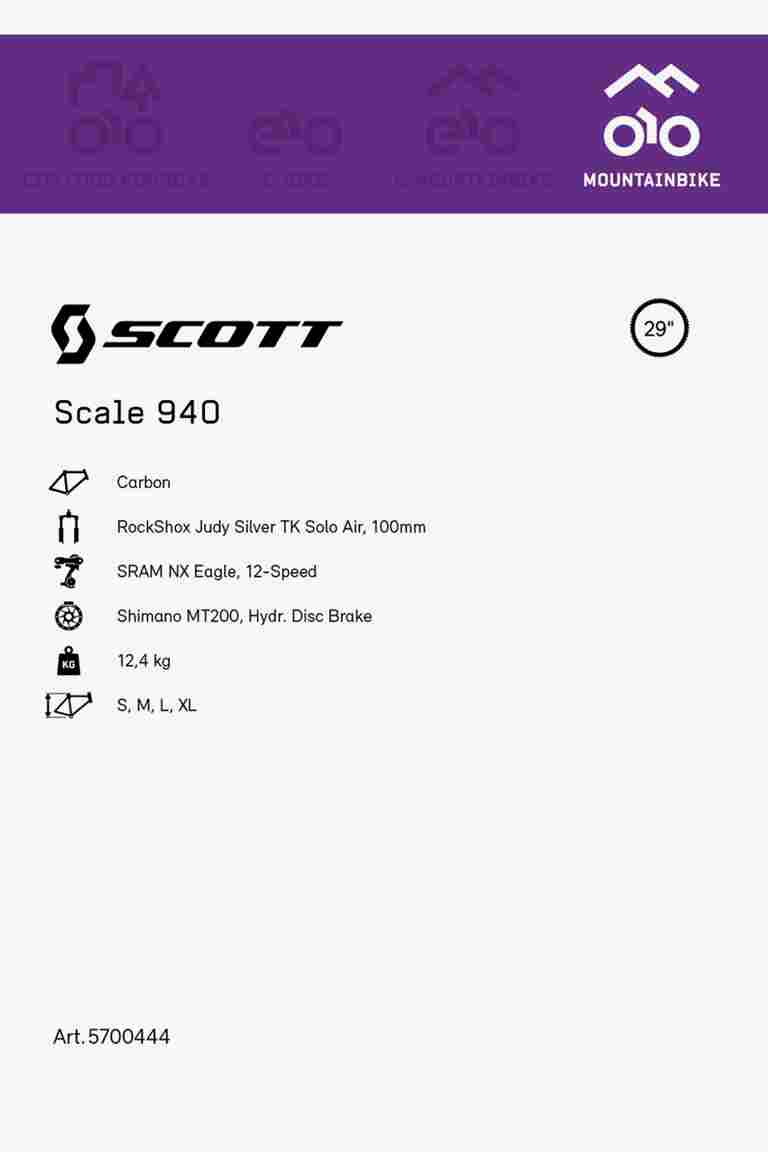 SCOTT Scale 940 29 mountainbike 2022