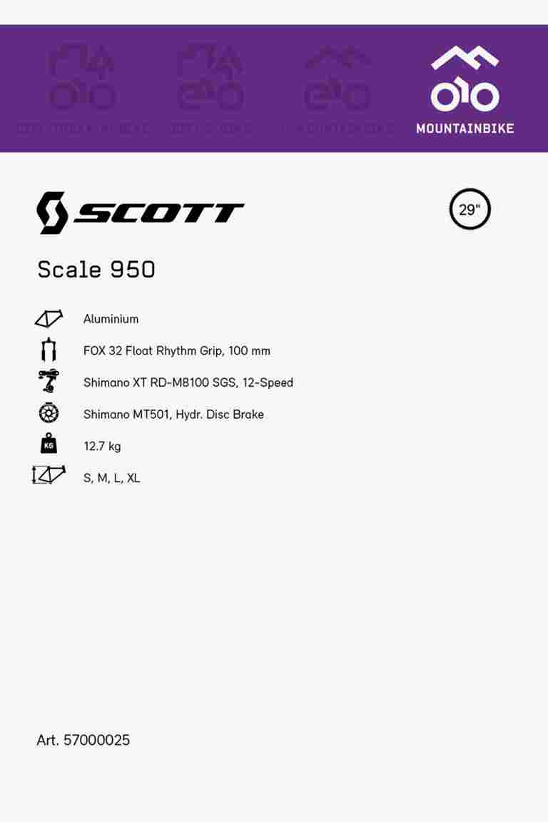 SCOTT Scale 950 29 mountainbike 2023