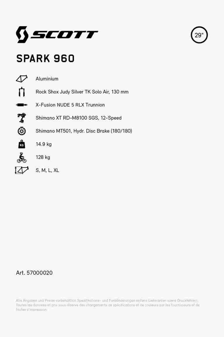 SCOTT Spark 960 mountainbike 2024