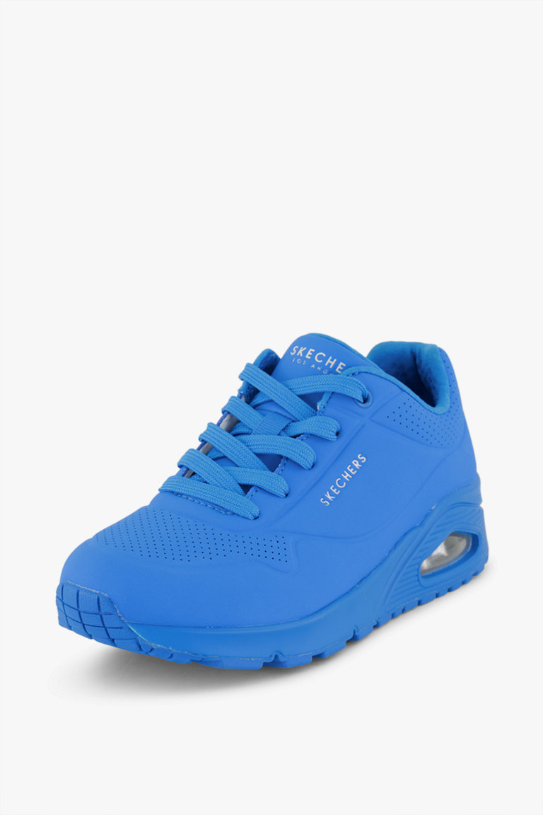 Skechers blu outlet donna