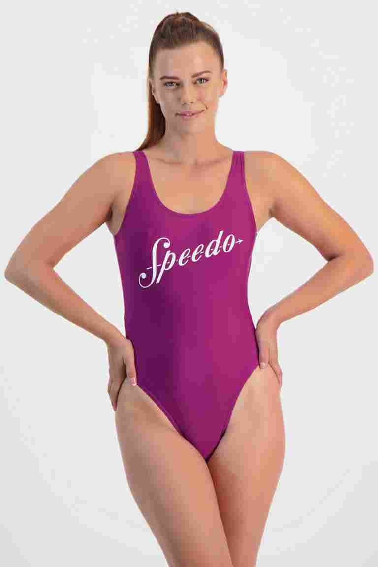 speedo Logo Deep U-Back maillot de bain femmes