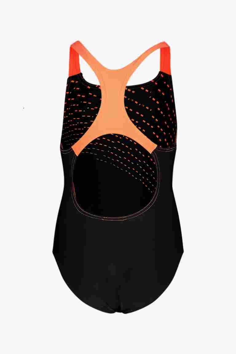 speedo Medley Logo Medalist Mädchen schwarz-rot Badeanzug in kaufen