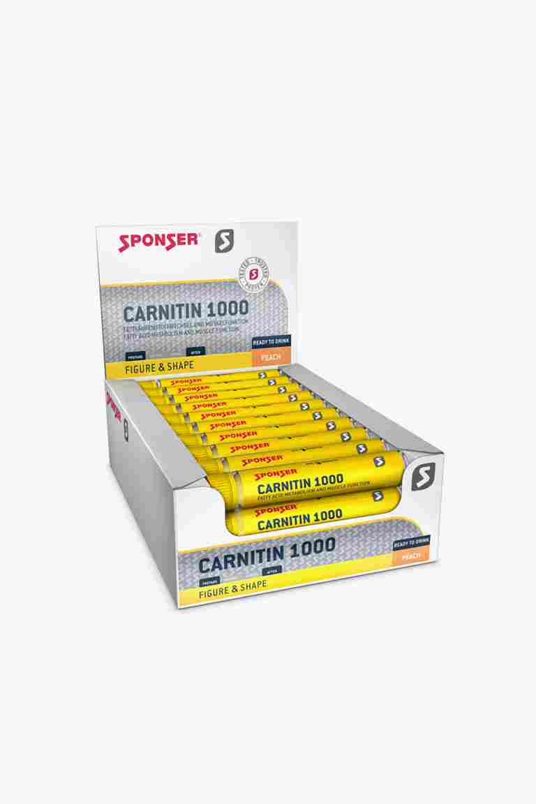 Sponser L-Carnitin 1000 Peach 30 x 25 ml Trinkampullen