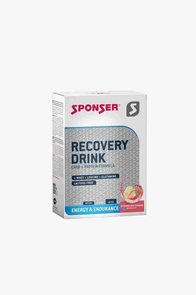 Sponser Recovery Drink Strawberry-Banana 6 x 60 g boisson en poudre