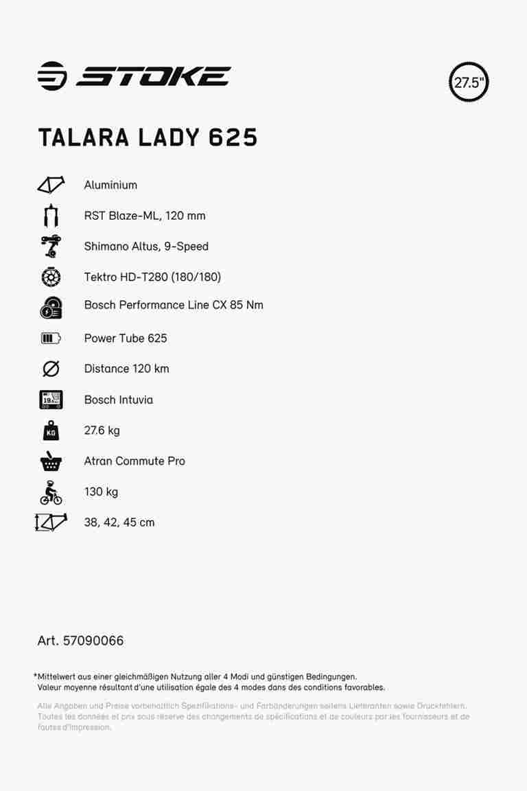 Stoke Talara 27.5 e-bike donna 2024