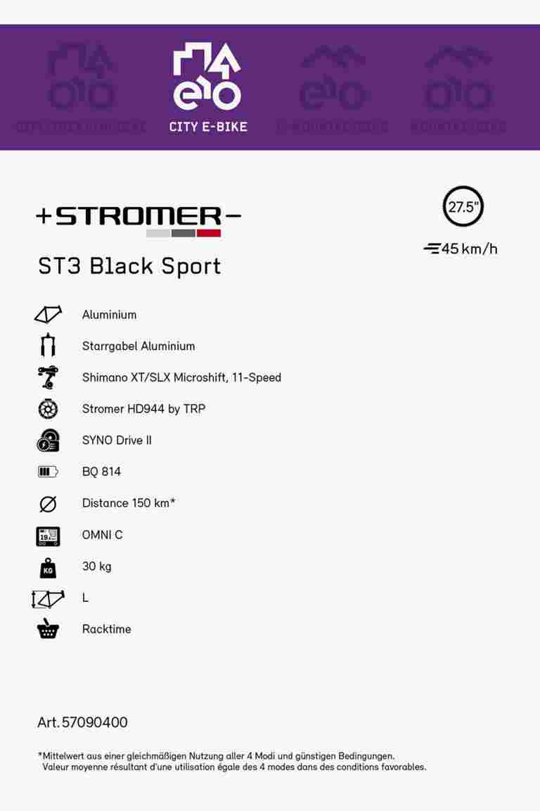 Stromer ST3 Sport 27.5 e-bike uomo 2022