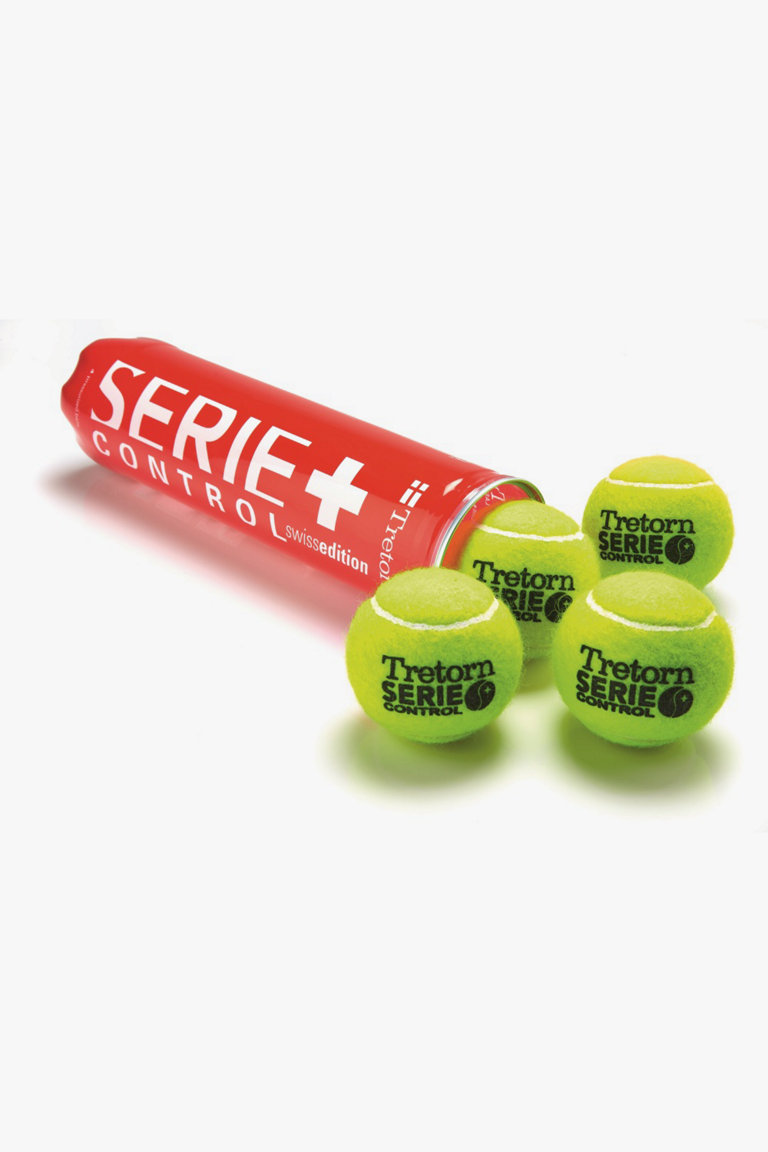 Tretorn 2-Pack Serie+ Control Swiss Ed. pallone da tennis